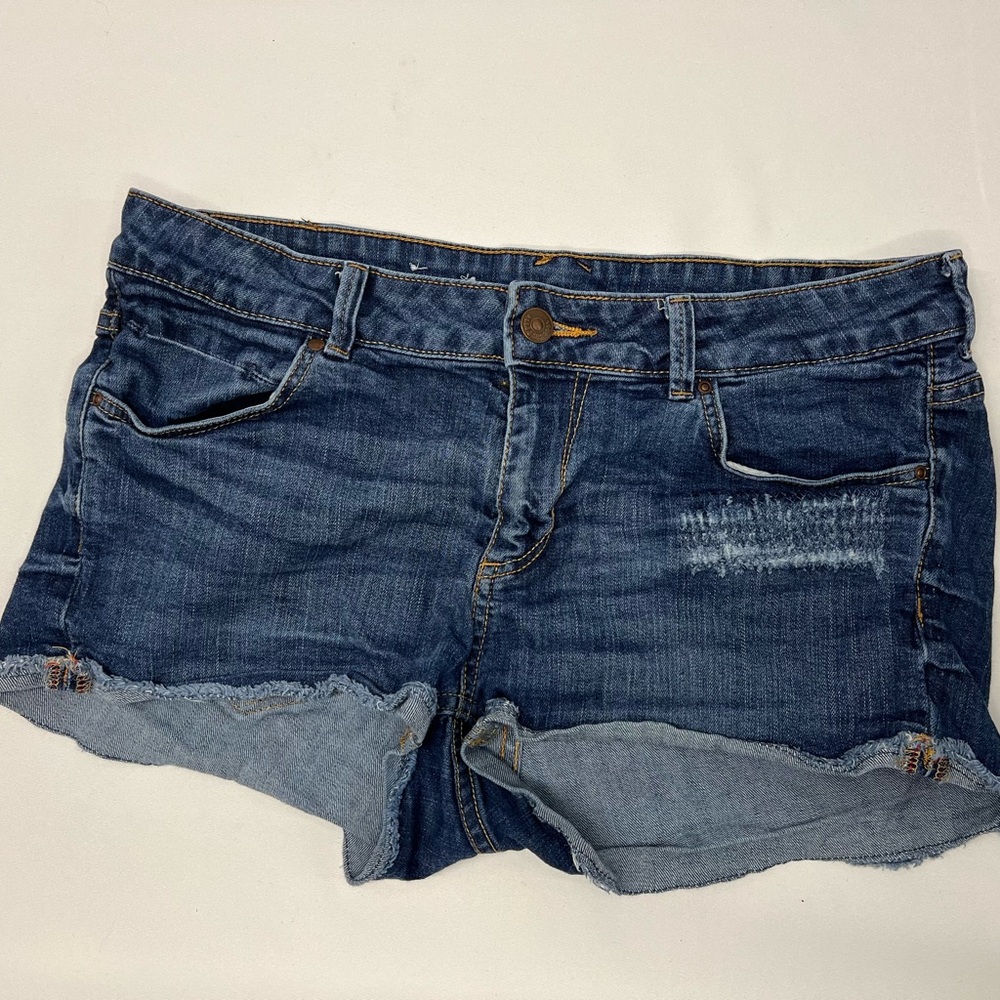 & Blue Jean Shorts Distressed,Women US 10